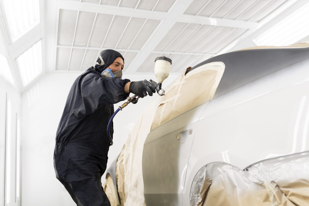 Autospuiterij in Goes