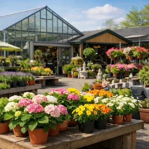 Bloemen en planten voor een tuincentrum in Goes